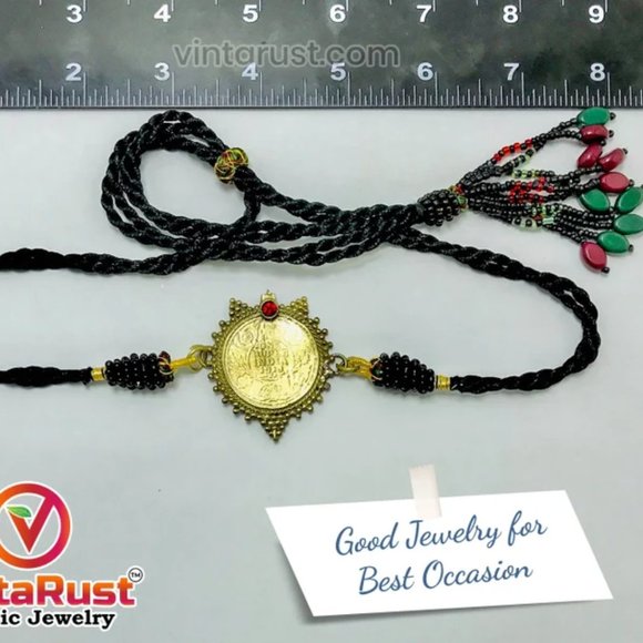 Vintage Coin Jewelry Set- Choker Necklace, Ring and Earrings- Vintage JewelrySet - Picture 8 of 8